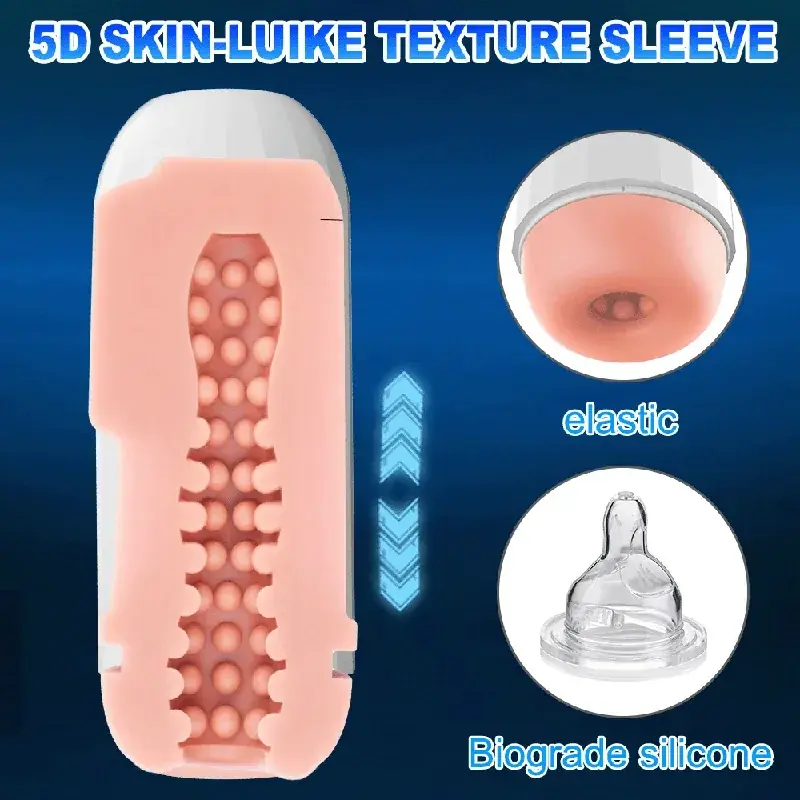 silicone masturbation cup realistic texture