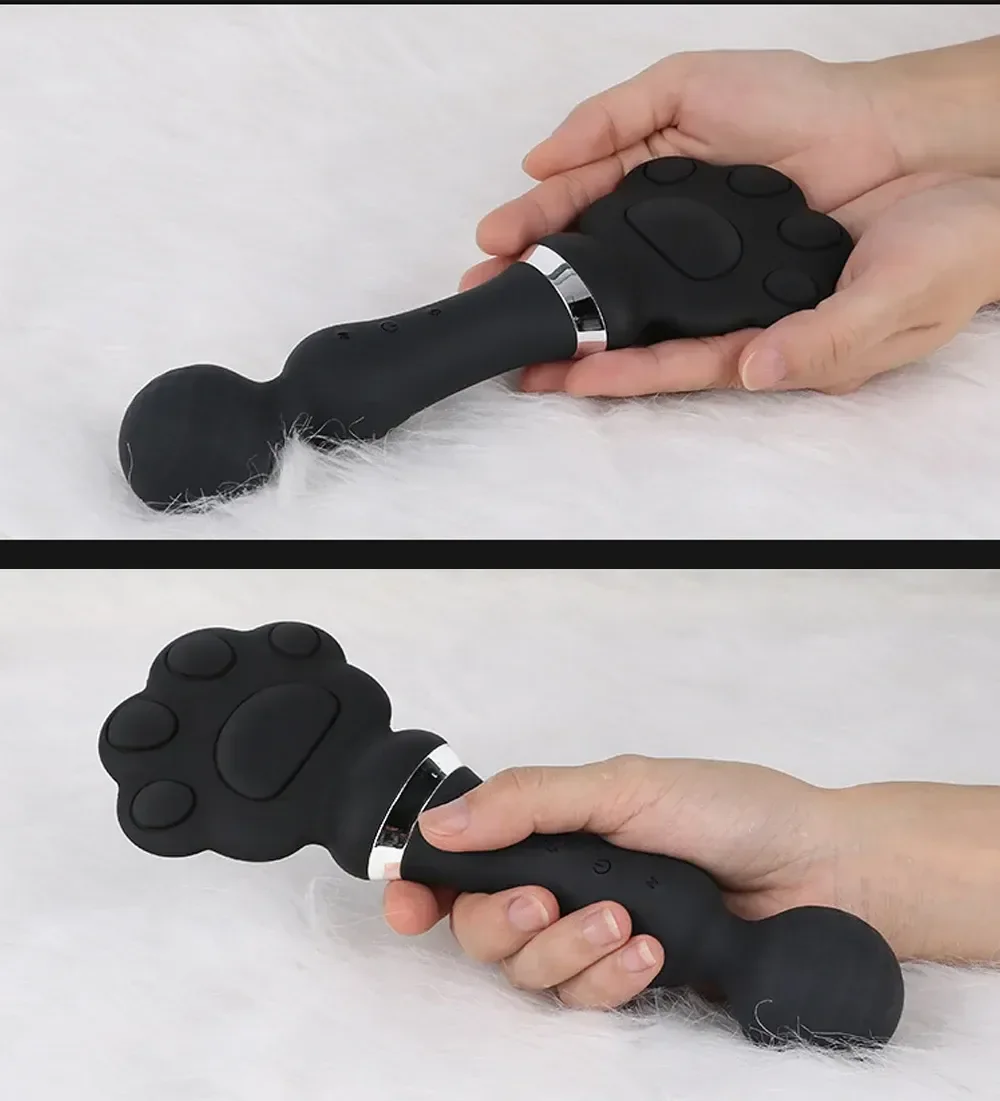 silicone nipple vibrator dual head