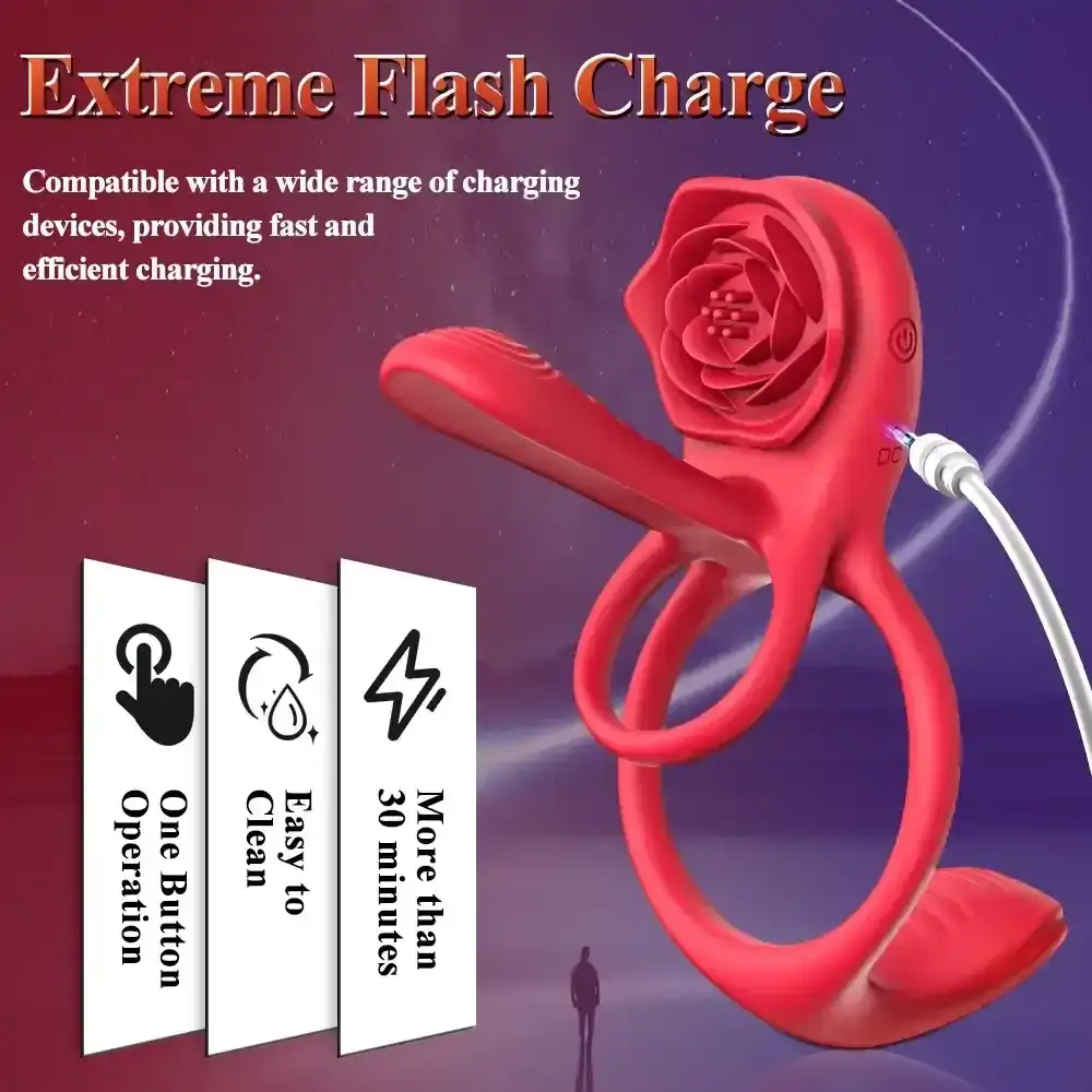 silicone penis sleeve clitoral stimulator