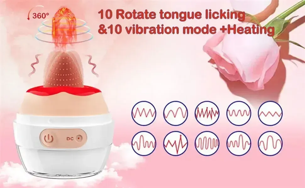 silicone rose clitoral suction toy