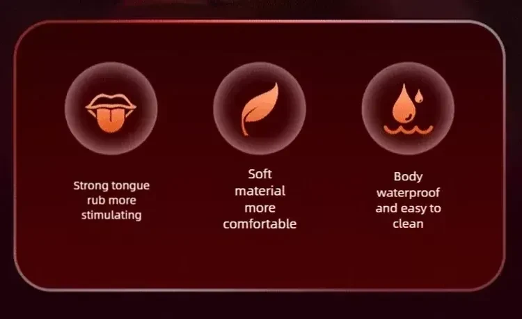 silicone rose tongue vibrator toy