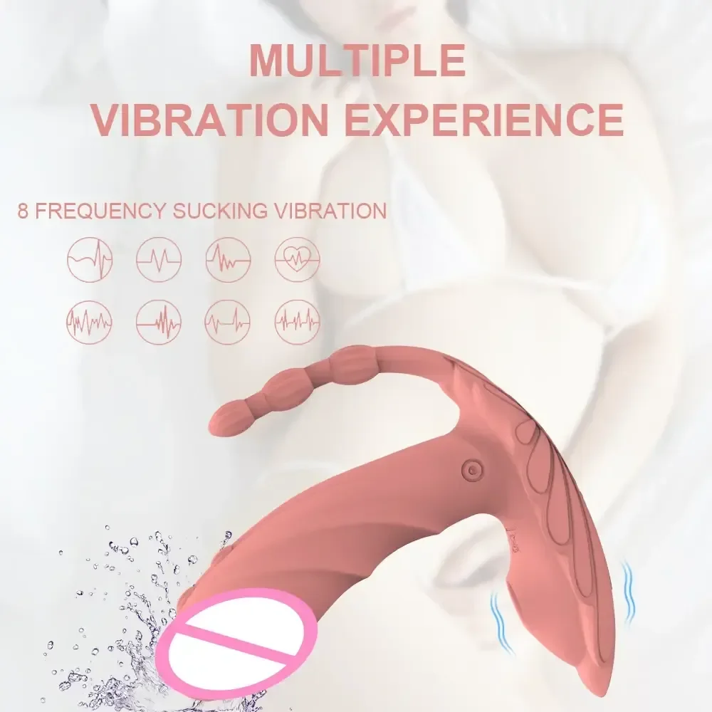 silicone wearable vibrator pink