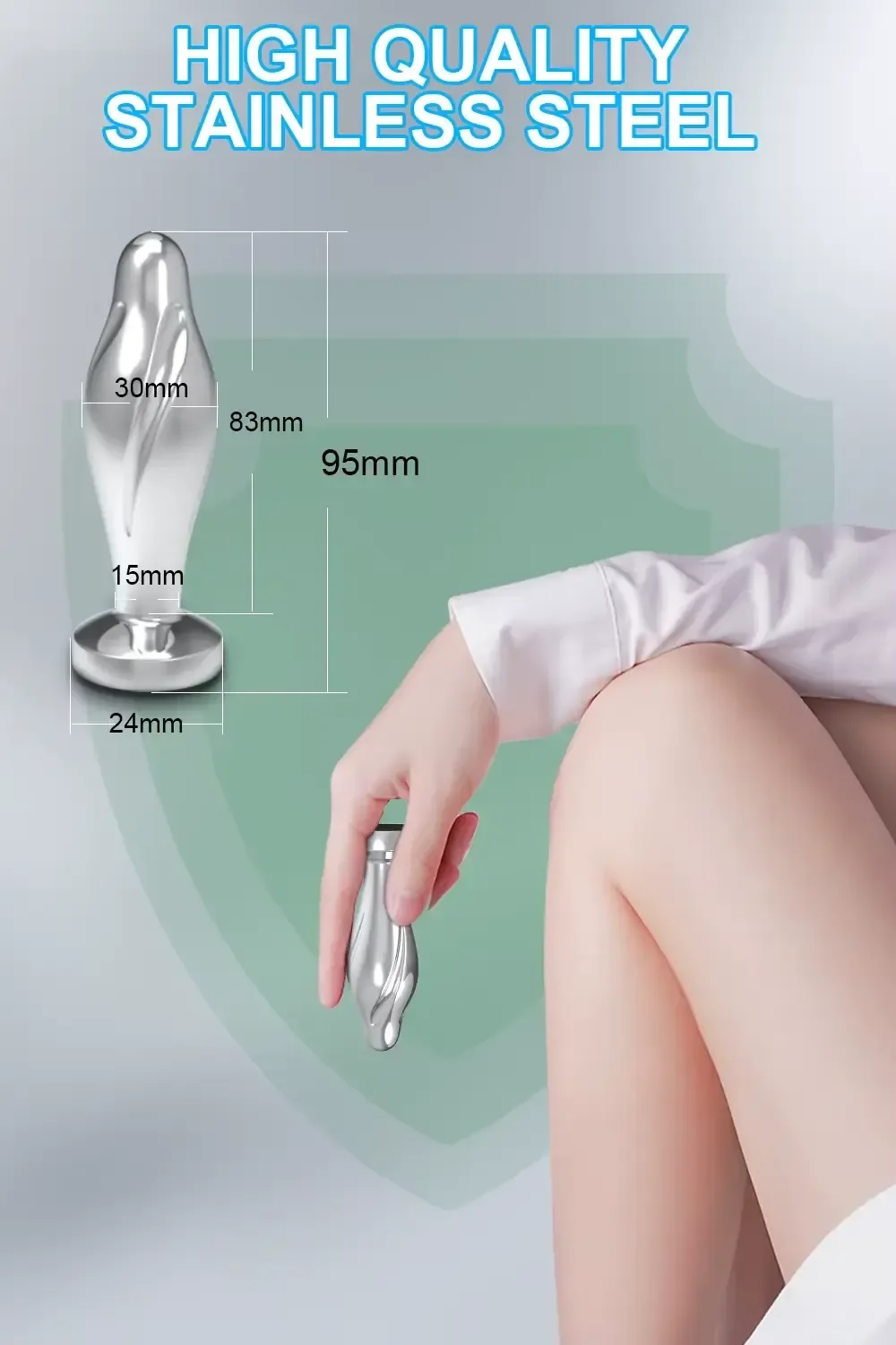 silver anal plug remote control