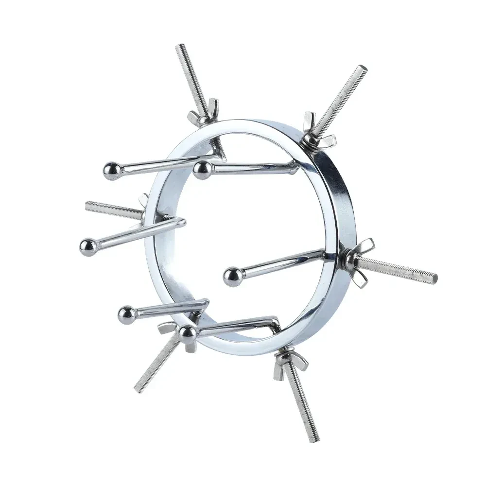 silver anal spreader sex toy