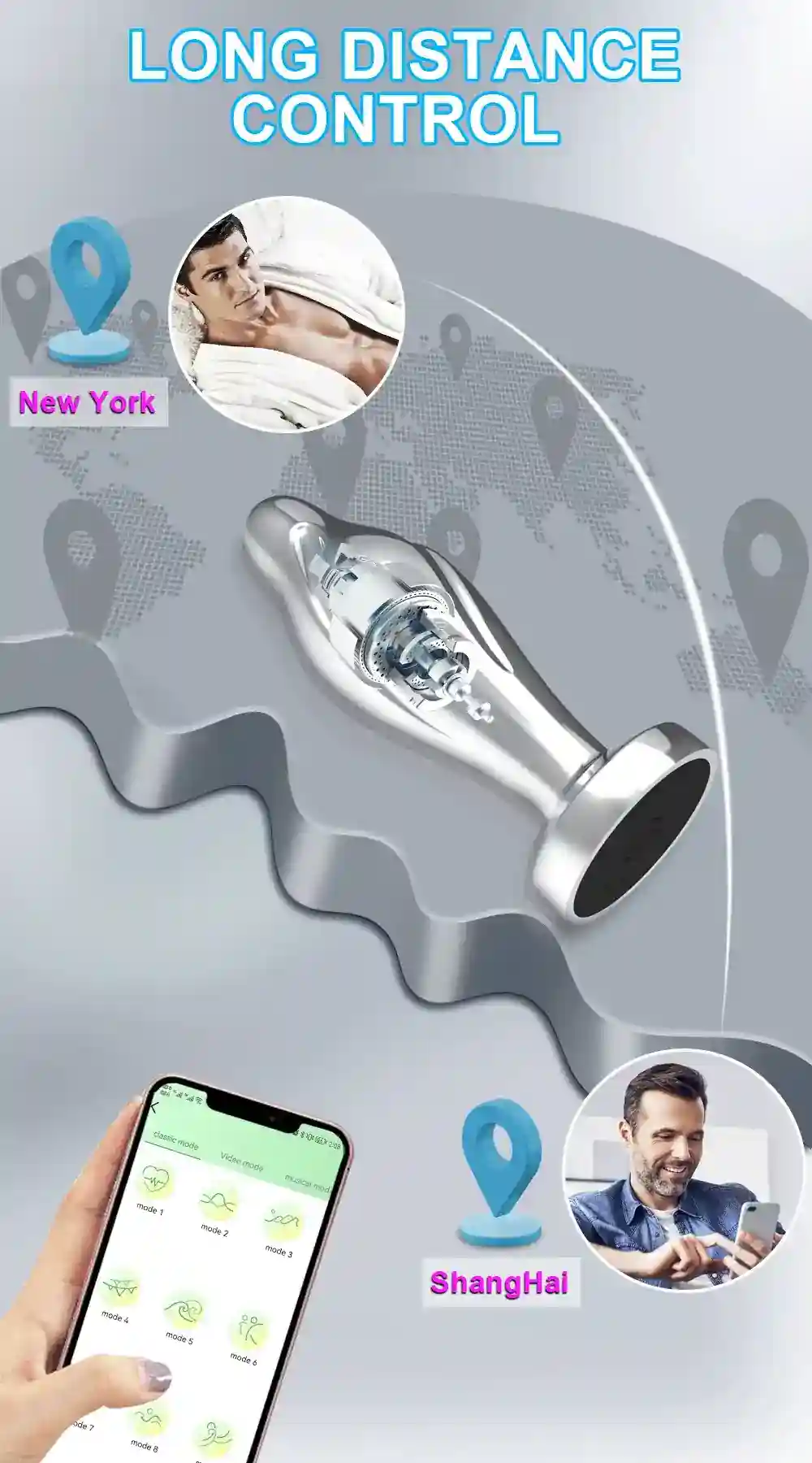 silver prostate massager waterproof