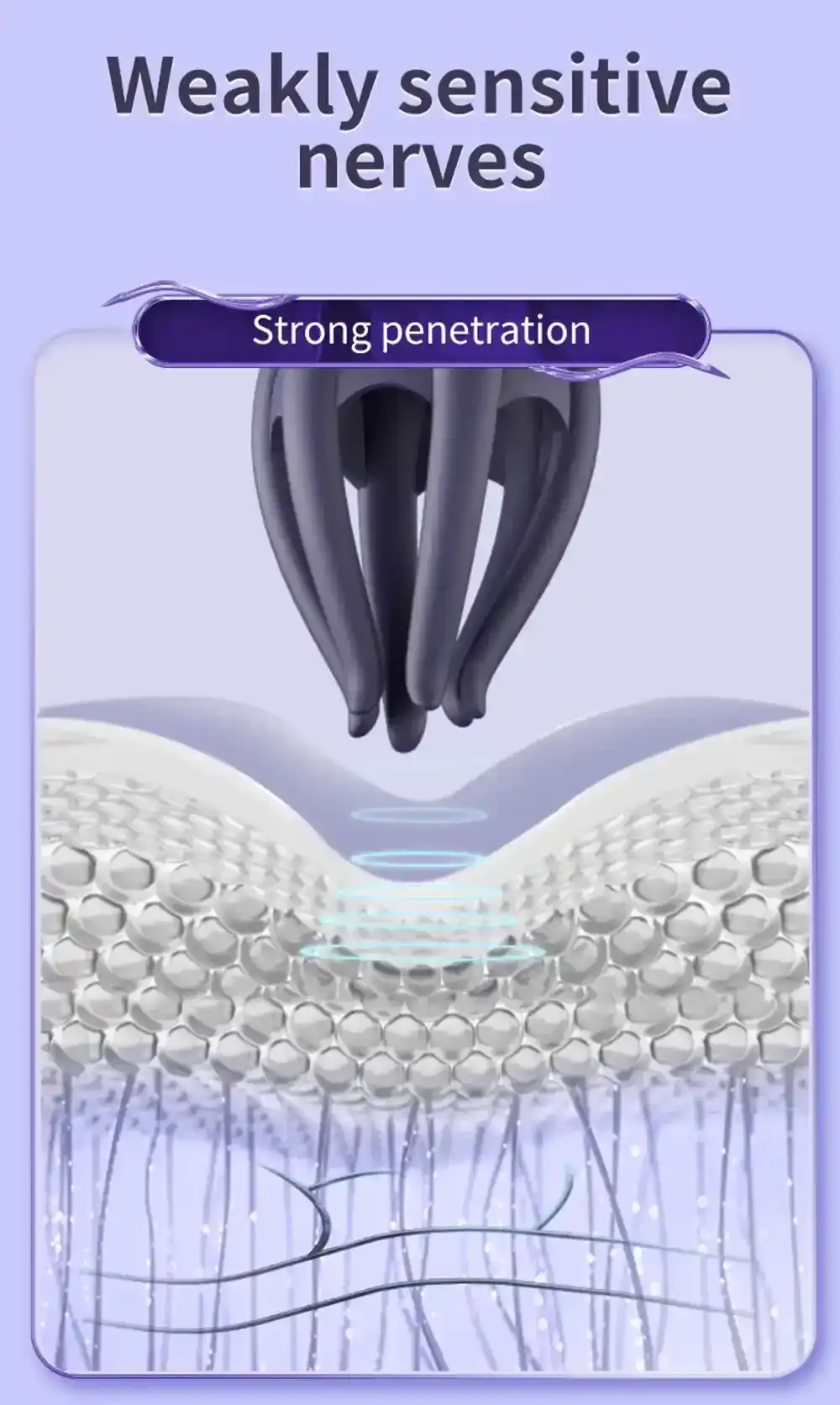 six claw silicone 10 frequency vibration