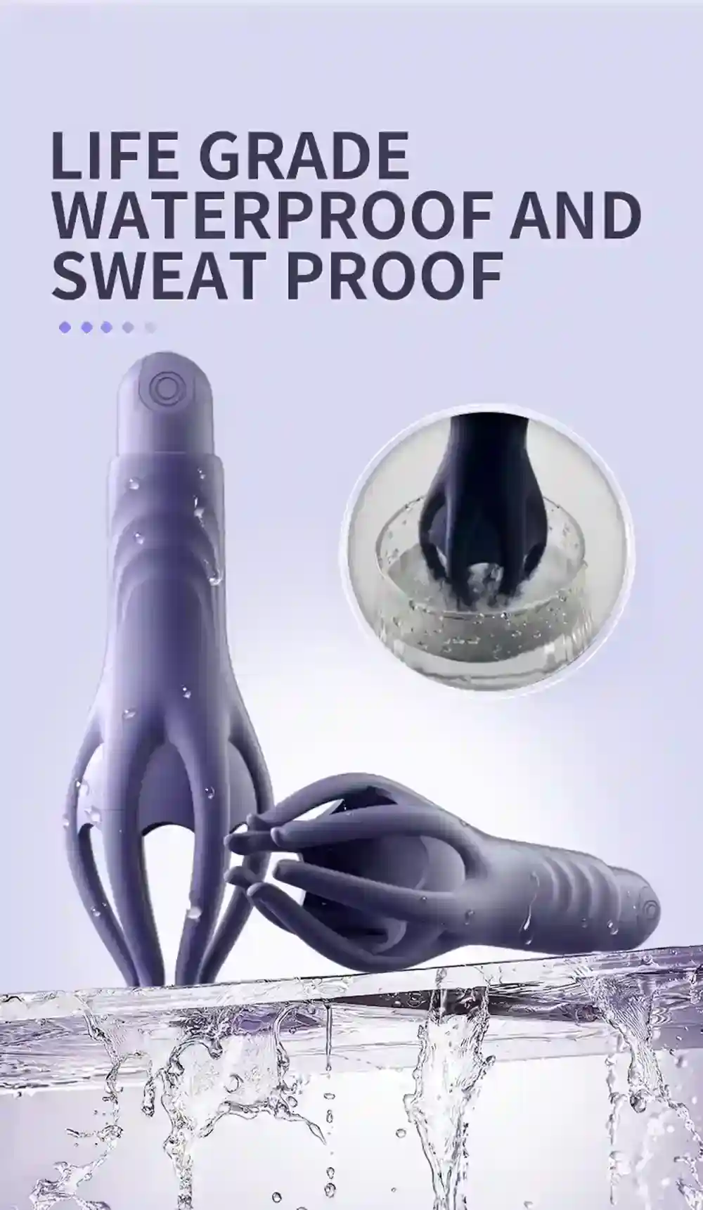 six claw silicone penis trainer