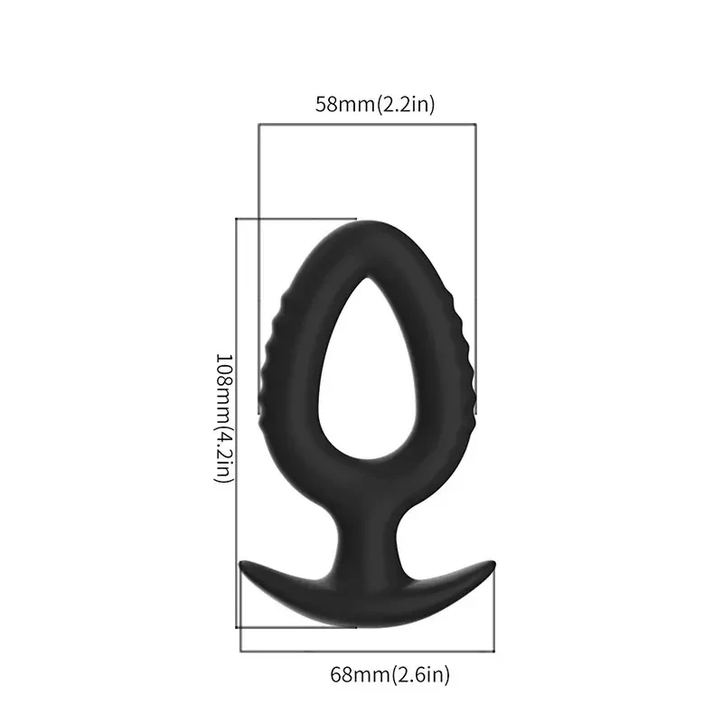 small black anal dilator for training