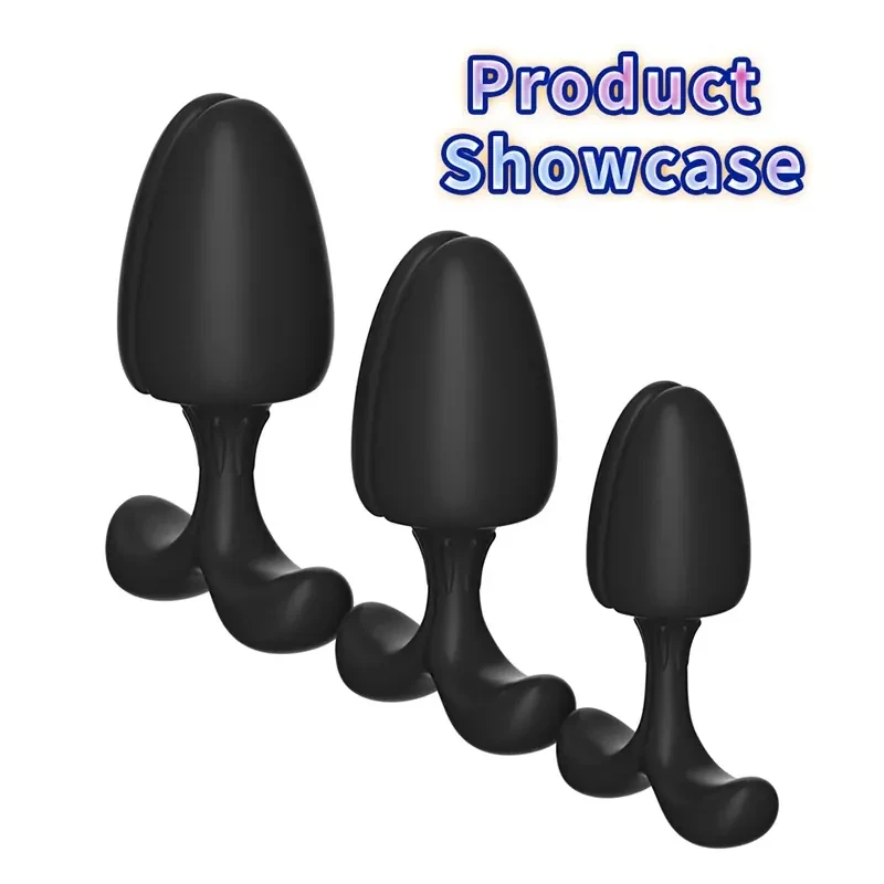 small black silicone anal plug