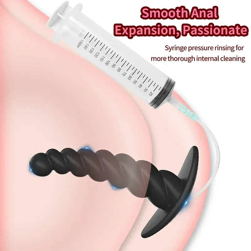 small hollow silicone anal plug