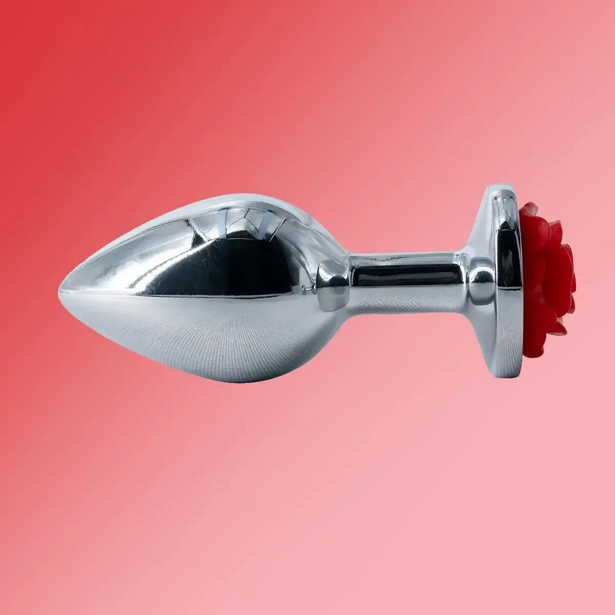 small metal anal plug rose