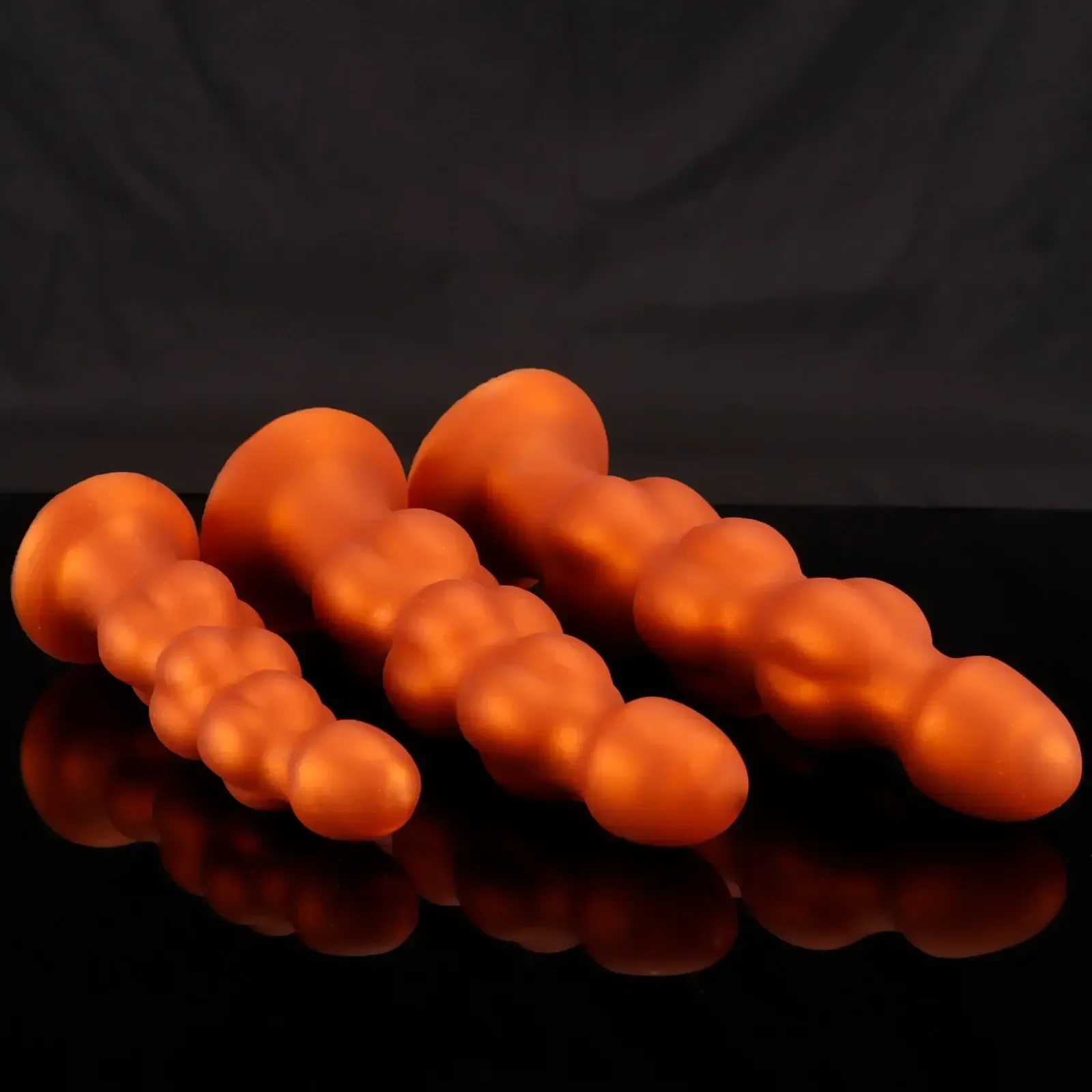 small silicone anal training beads