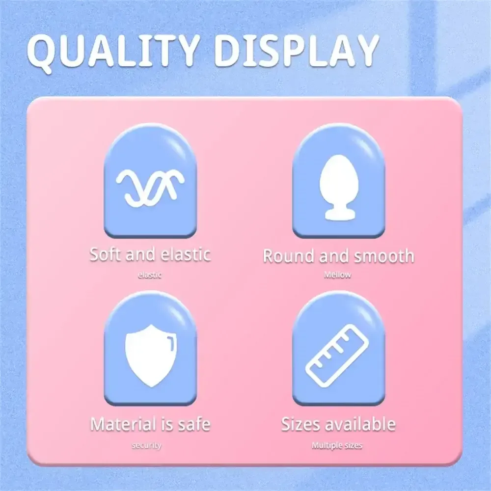 small silicone butt plug anal insertion