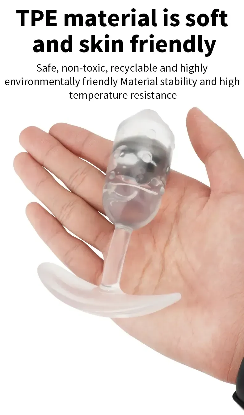small tpe gravity ball anal plug