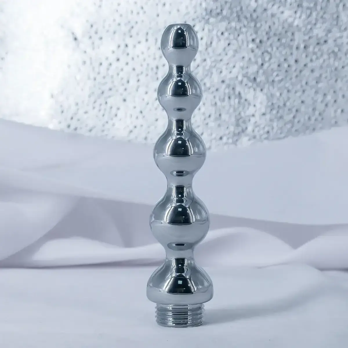 smooth aluminum alloy anal toy