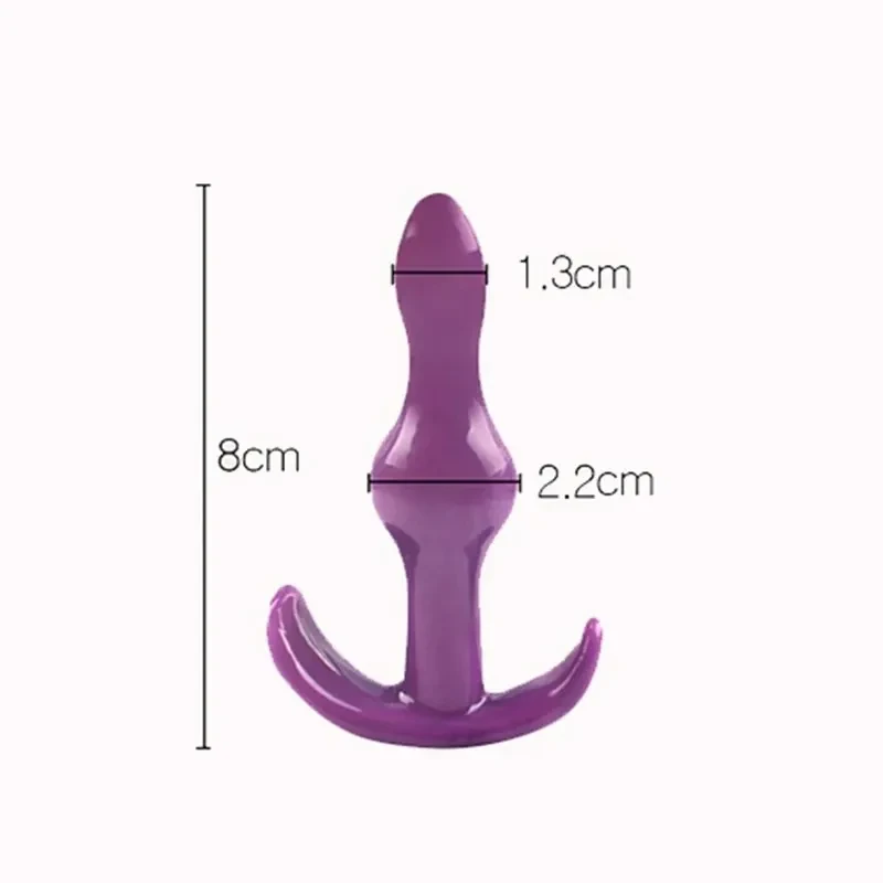 smooth body safe anal plug set