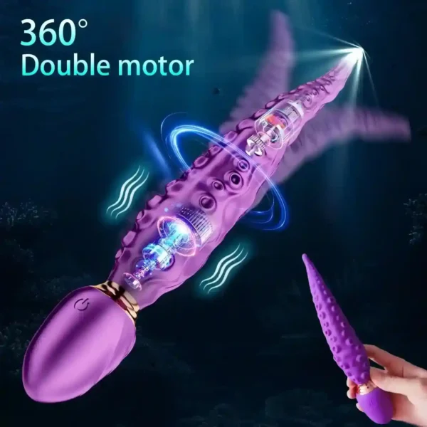 smooth body safe silicone octopus