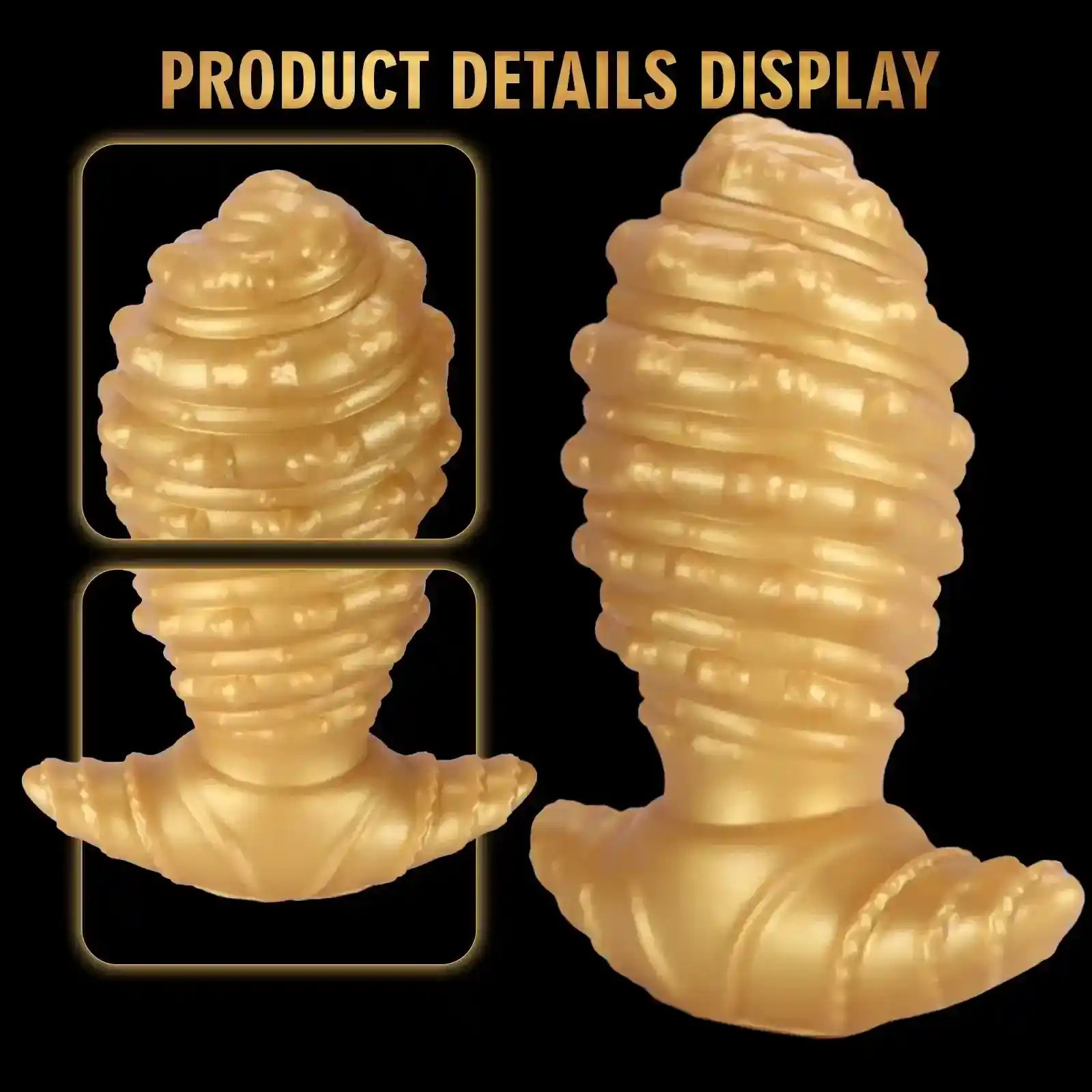 smooth contoured anal training toy