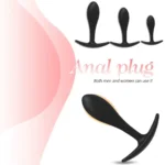 smooth ergonomic silicone butt plug