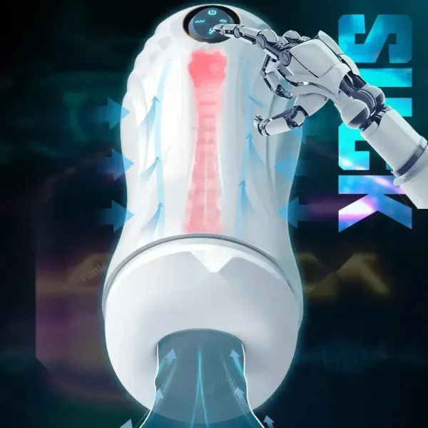 smooth exterior automatic masturbator cup