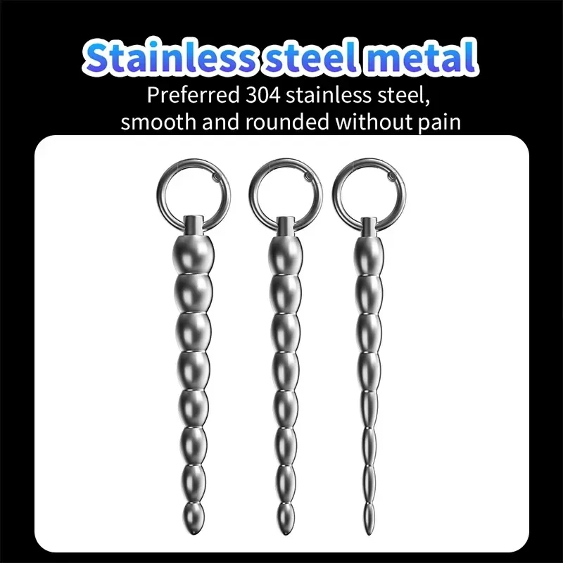 smooth glide stainless steel penis plug
