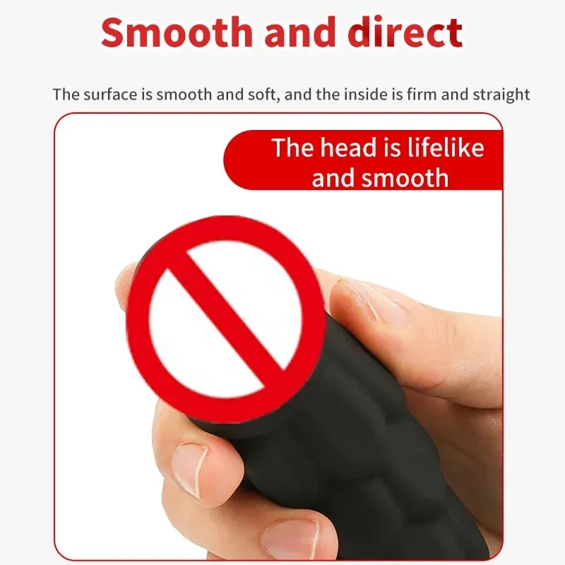smooth head tapered silicone plug