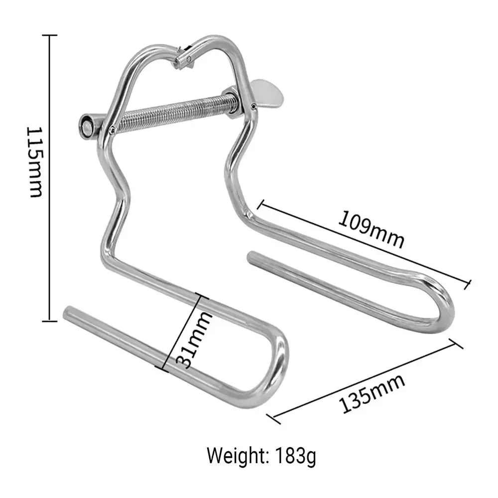smooth metal adjustable anal dilator