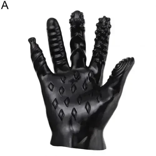 smooth pvc erotic finger glove