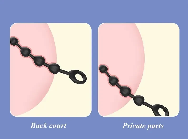 smooth silicone anal beads 1