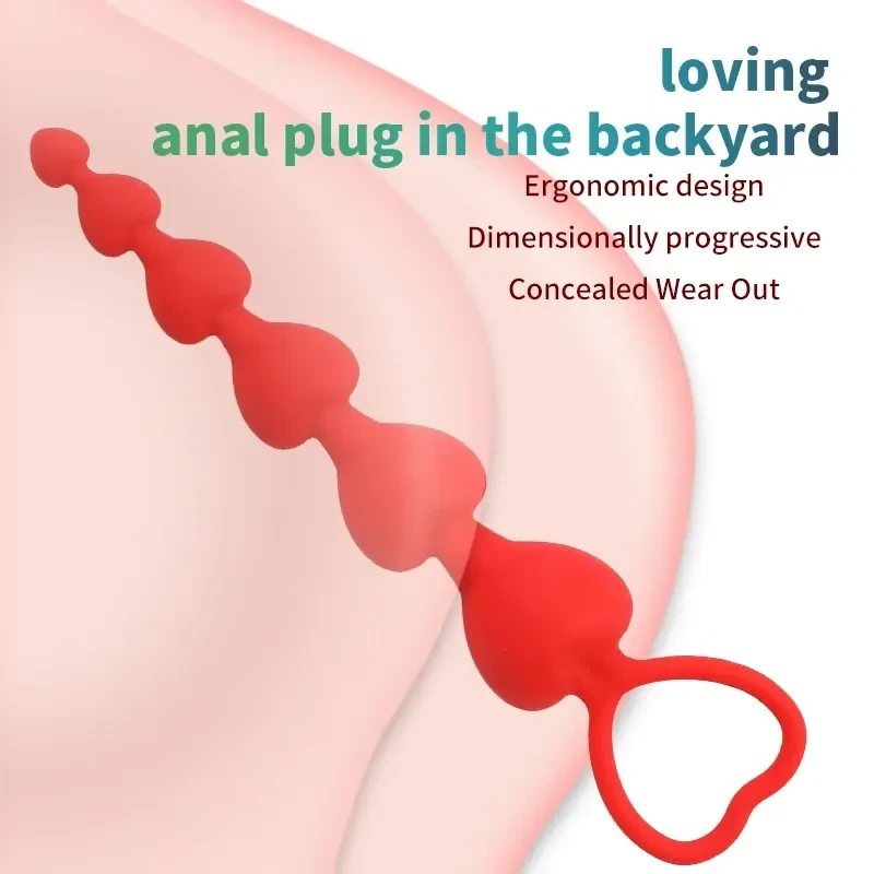 smooth silicone anal beads comfortable