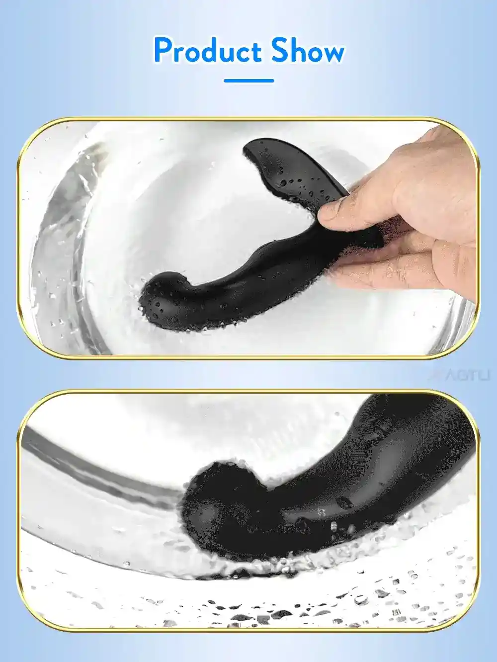 smooth silicone anal stimulation toy