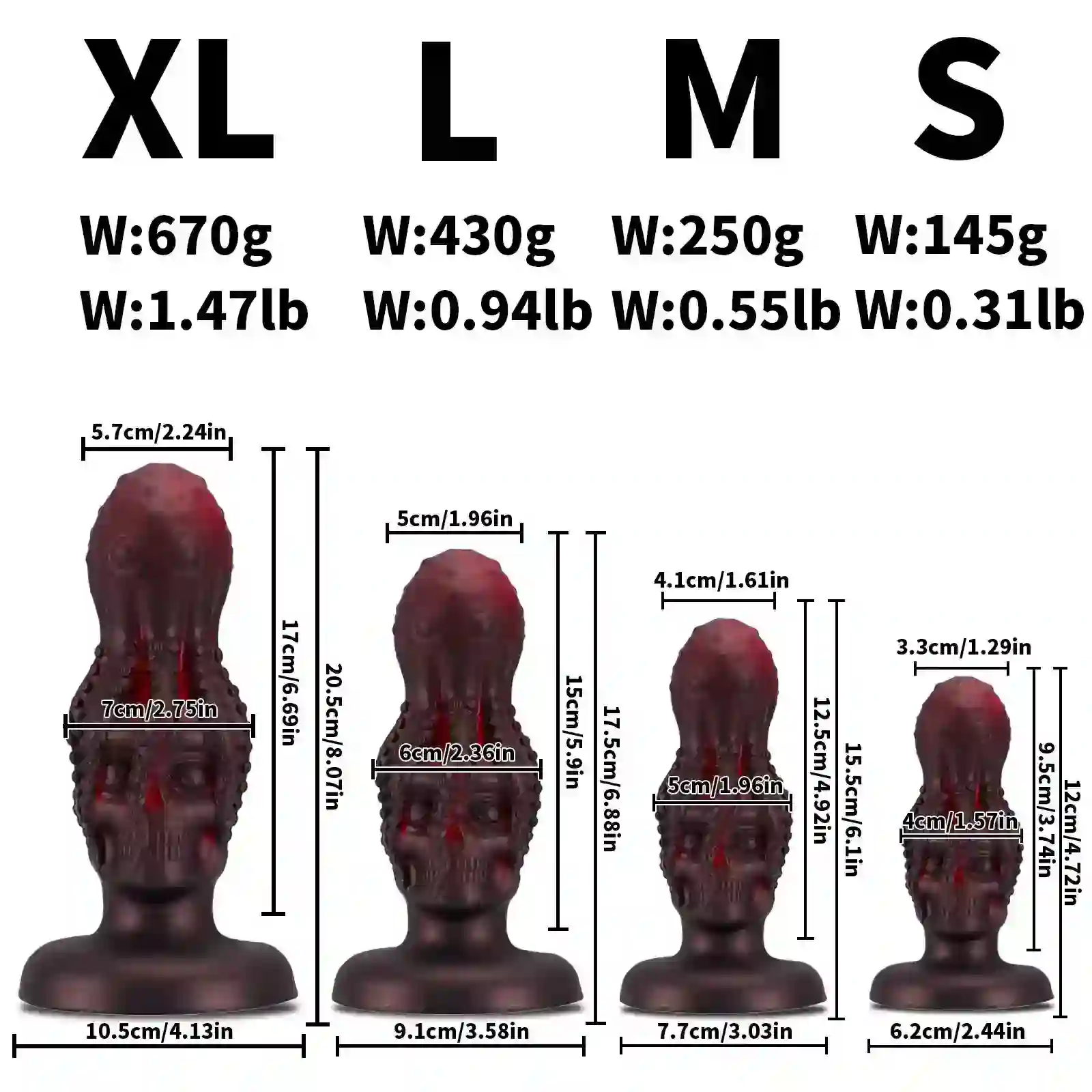 smooth silicone anal toy medium