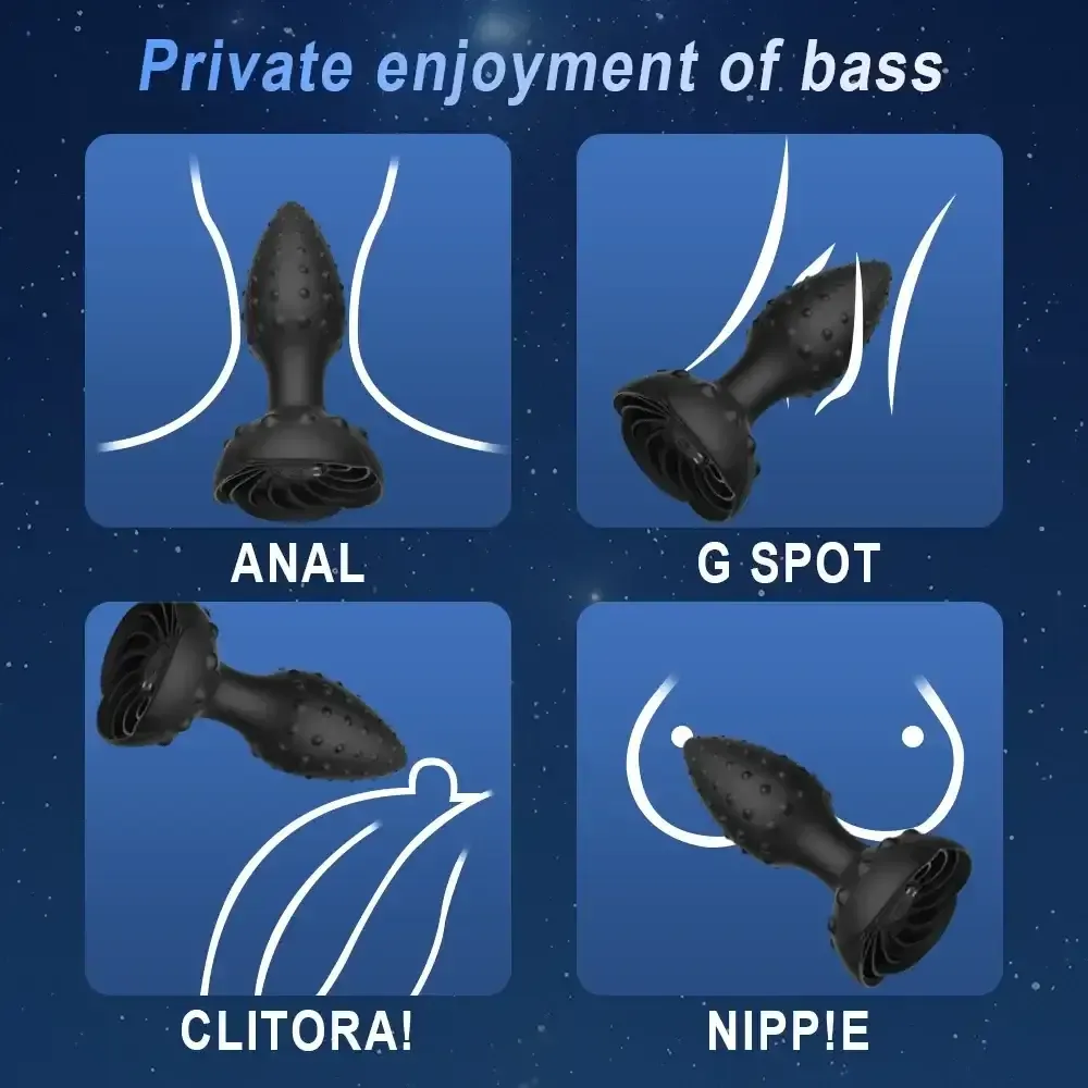 smooth silicone remote prostate massager