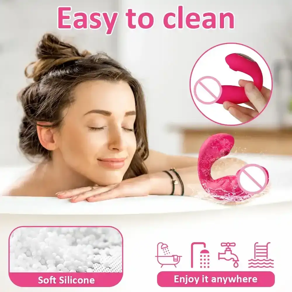 smooth silicone wearable clitoral suction