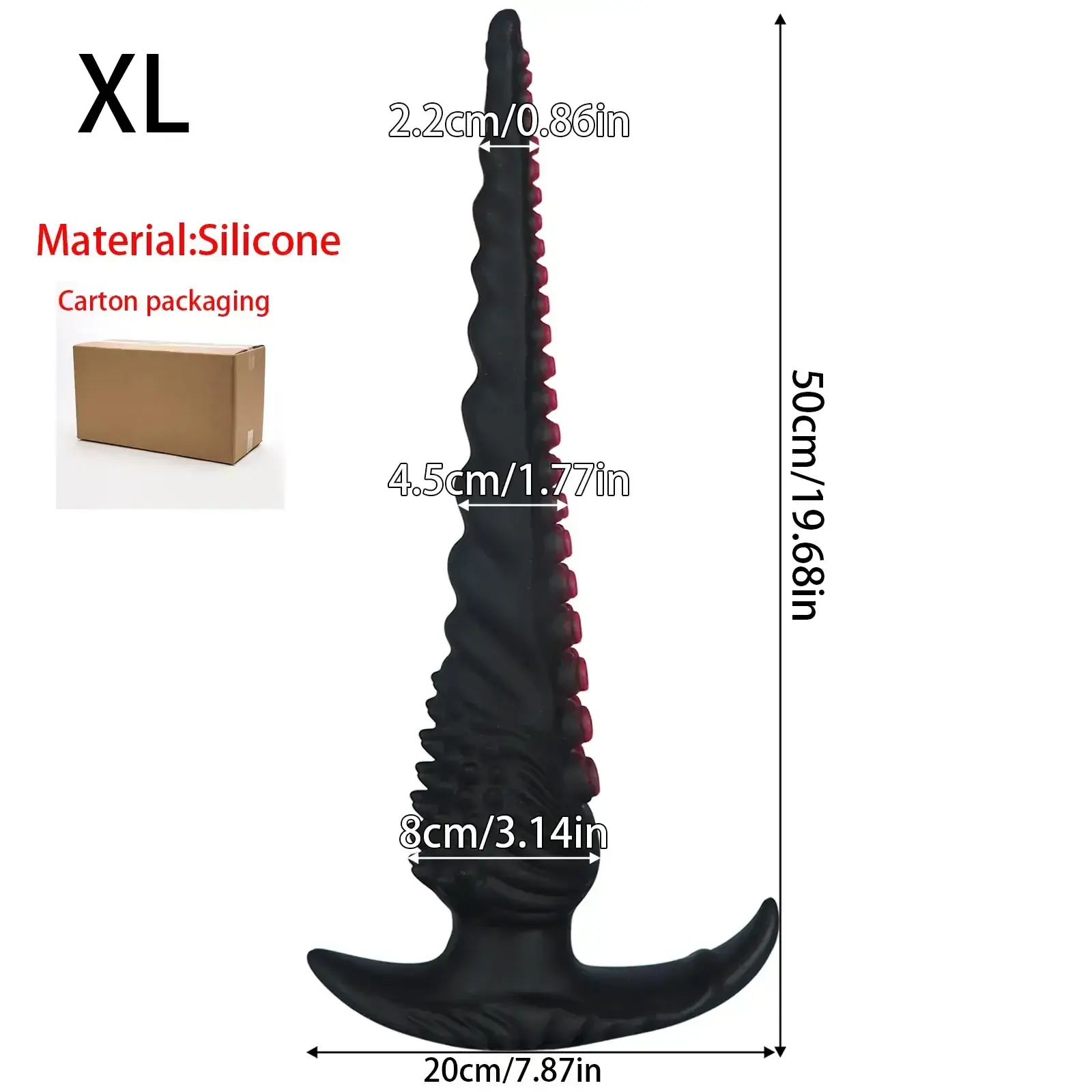 soft body safe silicone anal toy