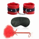 soft leather handcuffs set