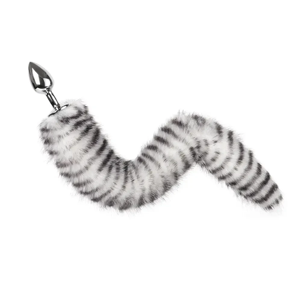 soft plush tail anal toy