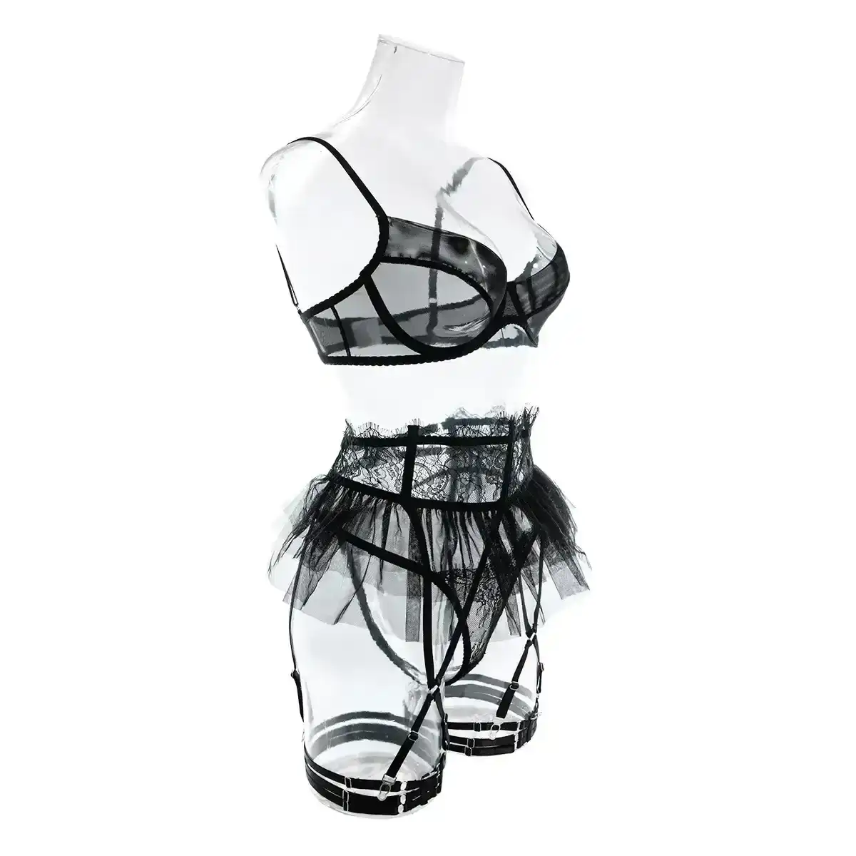 soft polyester blend bra