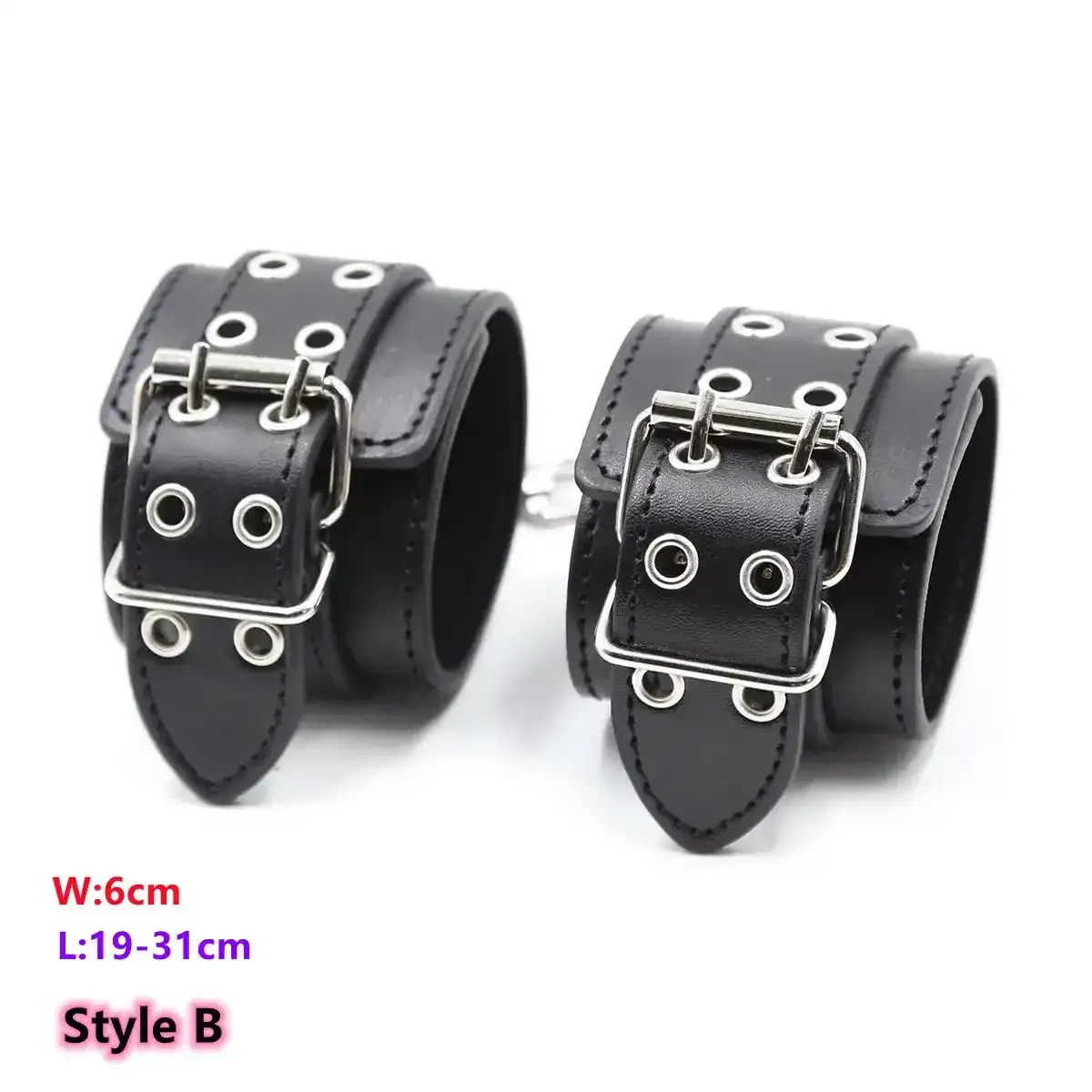 soft pu leather wrist cuffs