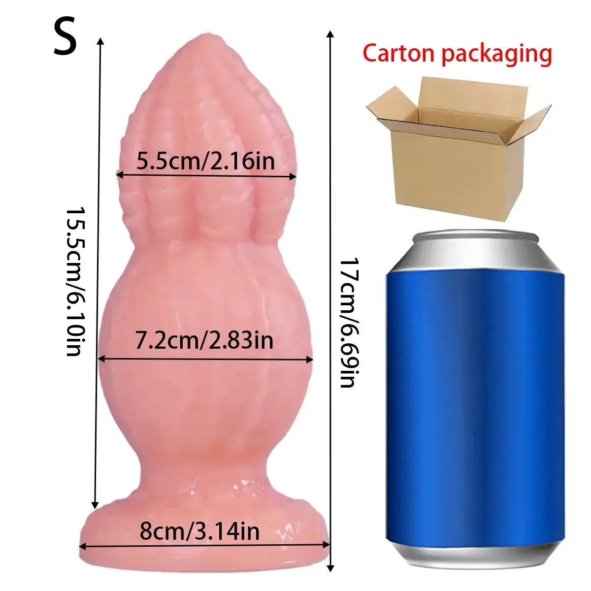 soft rubber butt plug suction