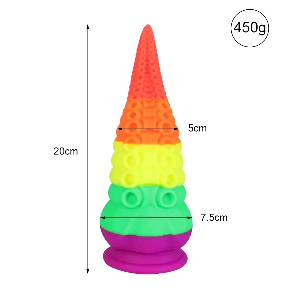 soft silicone anal dilator with tentacles