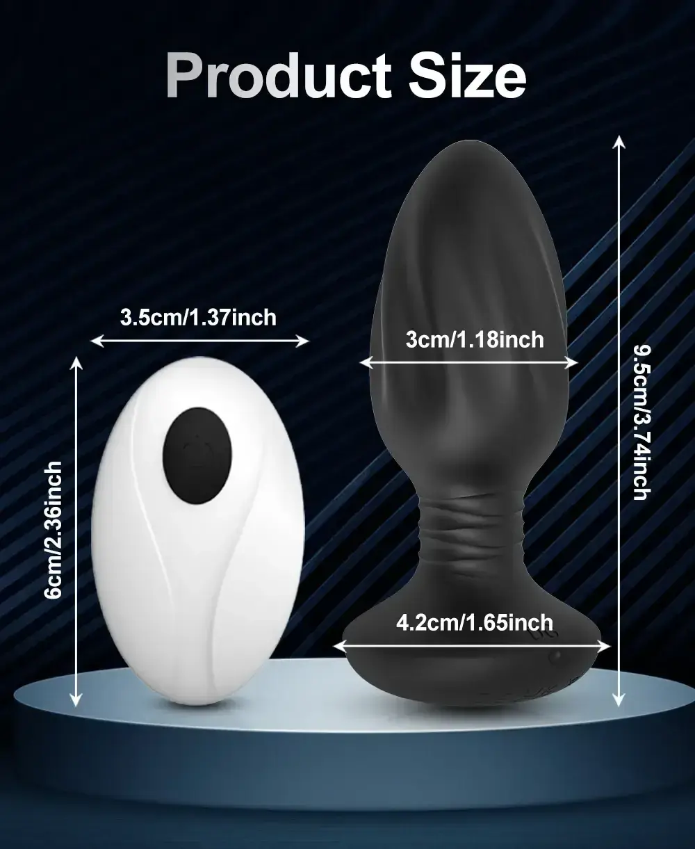 soft silicone anal plug toy