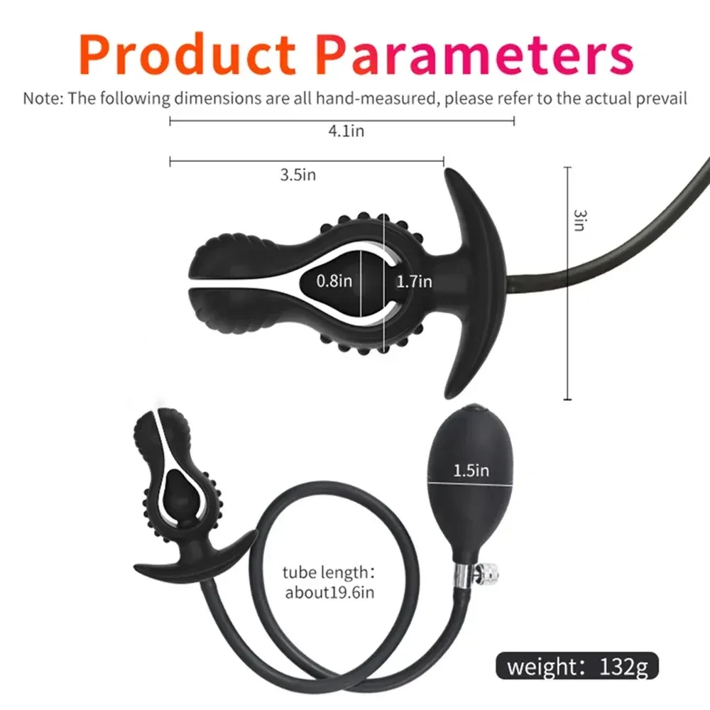 soft silicone butt plug adjustable
