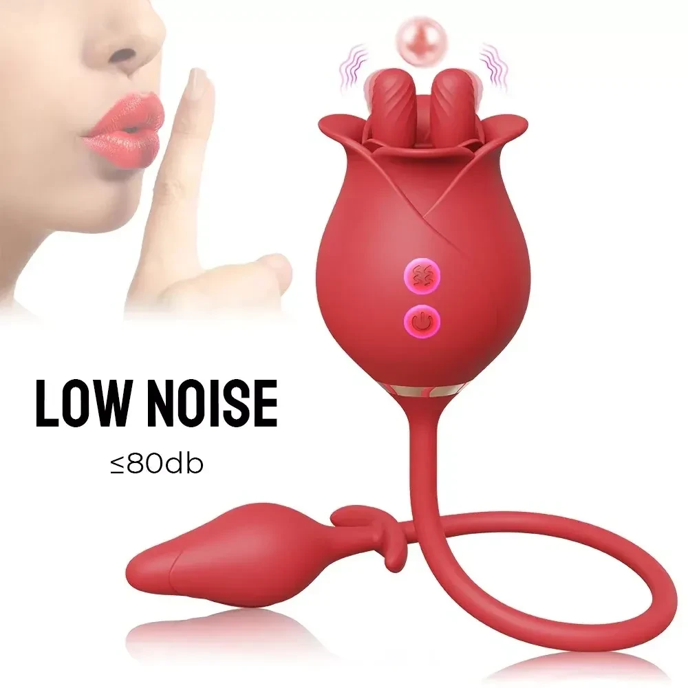 soft silicone clitoral licking toy