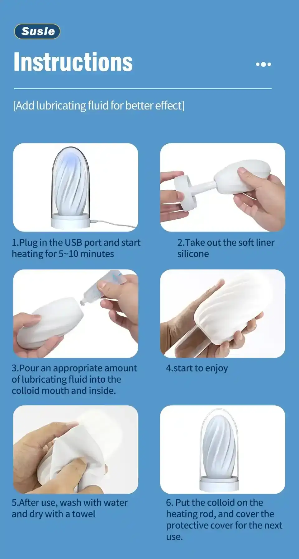 soft silicone inner texture masturbator