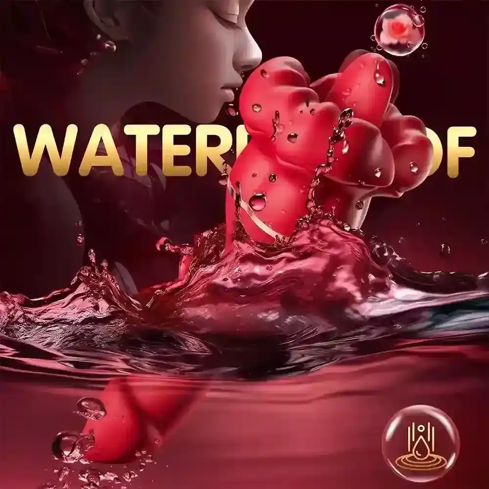 soft silicone rose clitoral stimulator