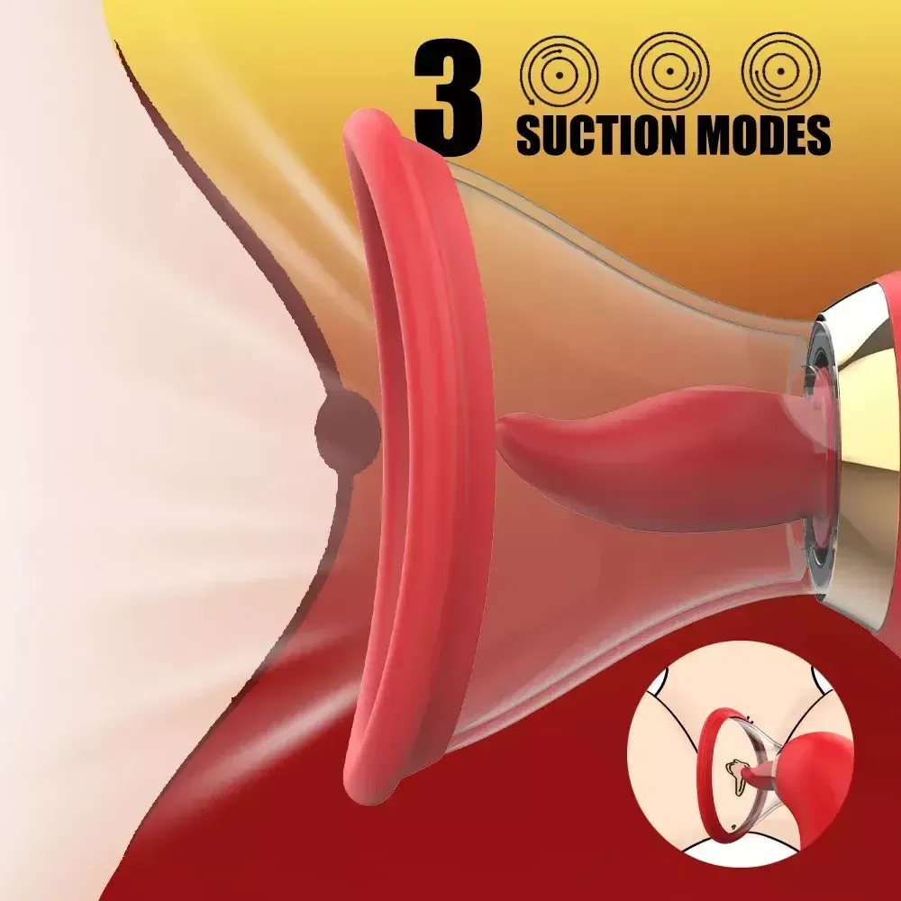 soft silicone rose nipple toy