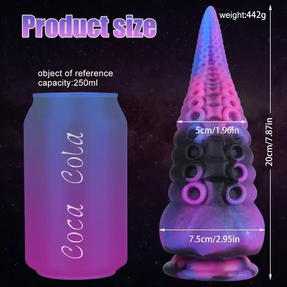 soft silicone tentacle butt plug pink