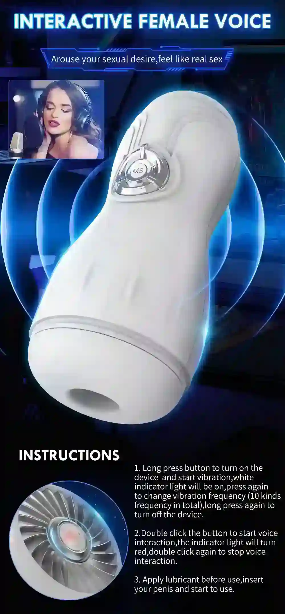 soft skin friendly masturbator