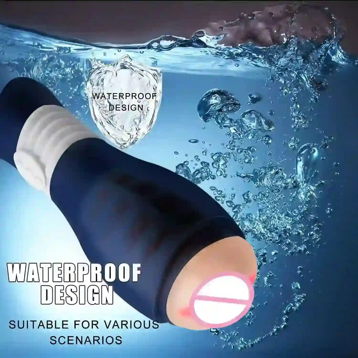 soft tpe telescopic masturbator